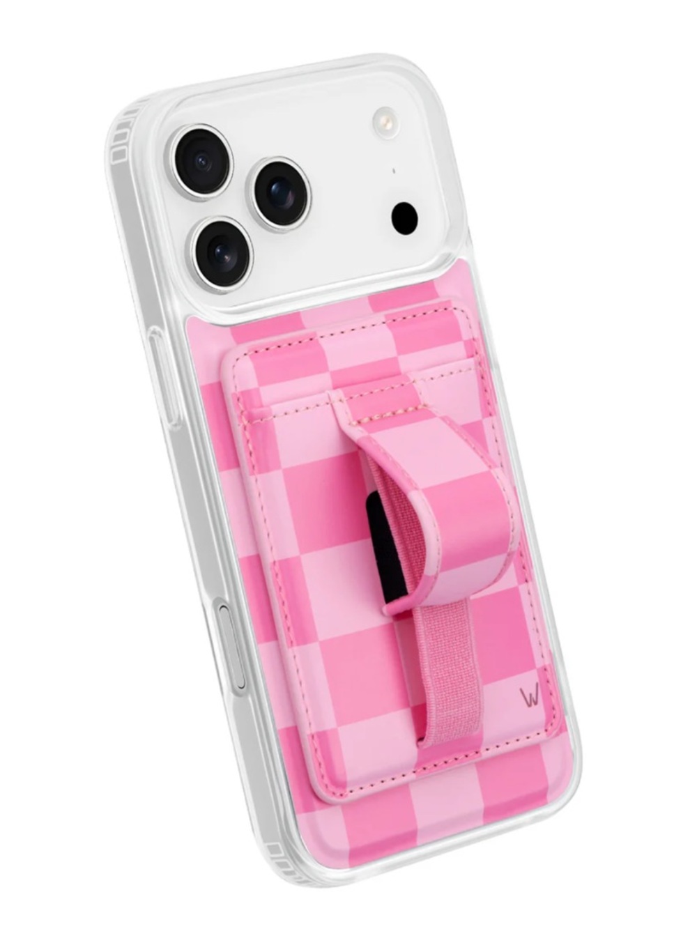 Walli - bubblegum check case